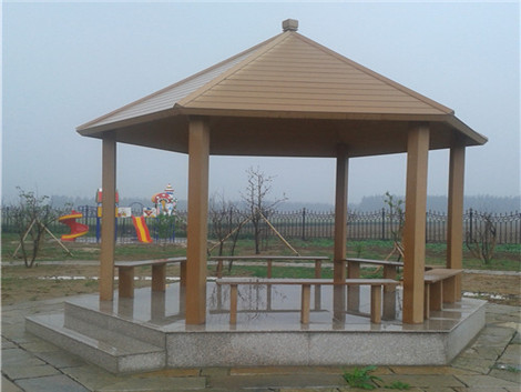 塑木涼亭長(zhǎng)凳