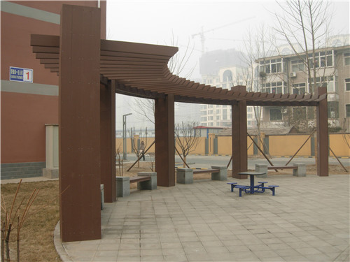 塑木涼亭長(zhǎng)凳