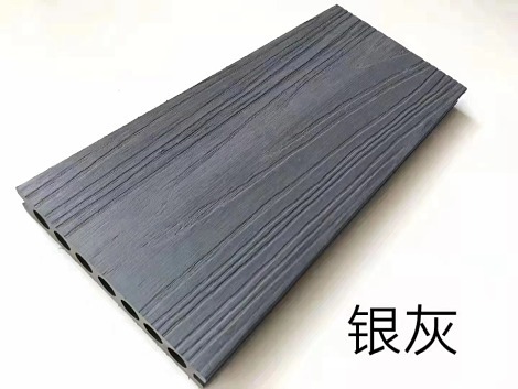 安順戶外塑木地板-銀灰